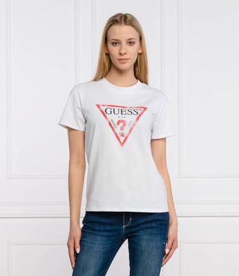Bluzka damska Guess ze sklepu: Gomez Fashion Store w kategorii: Bluzki damskie - zdjęcie 874714-BD9-10338_GJ212W000017F11