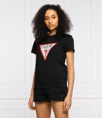 Bluzka damska Guess ze sklepu: Gomez Fashion Store w kategorii: Bluzki damskie - zdjęcie 874714-BD9-10338_GJ212W000017058
