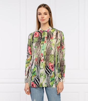 Koszula damska na wiosnę Guess ze sklepu: Gomez Fashion Store w kategorii: Koszule damskie - zdjęcie 874714-BD9-10338_GJ212W000078G86
