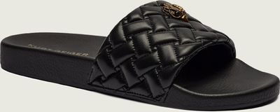 Kurt Geiger - Klapki damskie na lato ze sklepu: Gomez Fashion Store w kategorii: Klapki damskie - zdjęcie 874714-BD9-10338_KG212W000007001