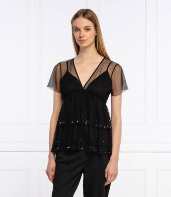 Bluzka damska Twinset Actitude ze sklepu: Gomez Fashion Store w kategorii: Bluzki damskie - zdjęcie 874714-BD9-10338_MT212W000019842
