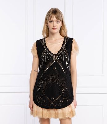Bluzka damska na wiosnę Twinset ze sklepu: Gomez Fashion Store w kategorii: Bluzki damskie - zdjęcie 874714-BD9-10338_TS212W000051842