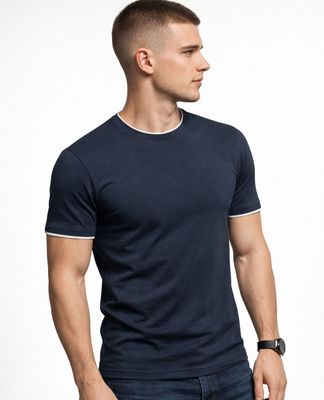 T-shirt męski Recea ze sklepu: Recea.pl w kategorii: T-shirty męskie - zdjęcie 9131037-22C-6950_2715