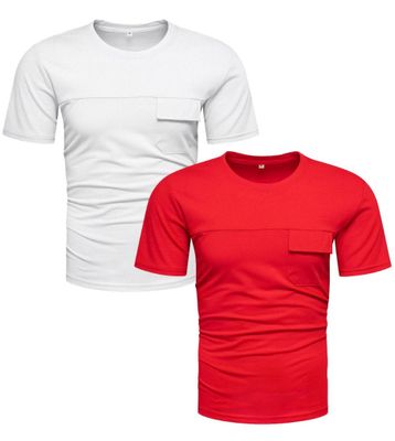 T-shirt męski casual Recea ze sklepu: Recea.pl w kategorii: T-shirty męskie - zdjęcie 9131037-22C-6950_2652