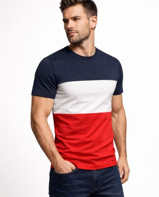 Recea - T-shirt męski casualowy ze sklepu: Recea.pl w kategorii: T-shirty męskie - zdjęcie 9131037-22C-6950_2597