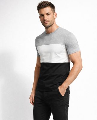T-shirt męski casual Recea ze sklepu: Recea.pl w kategorii: T-shirty męskie - zdjęcie 9131037-22C-6950_2596