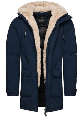 Recea - Kurtka męska casual zimowa ze sklepu: Recea.pl w kategorii: Kurtki męskie - zdjęcie 9131037-22C-6950_2525