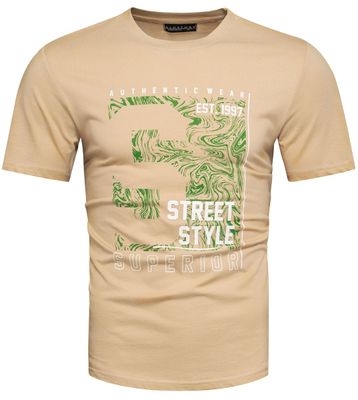 Recea - T-shirt męski młodzieżowy ze sklepu: Recea.pl w kategorii: T-shirty męskie - zdjęcie 9131037-22C-6950_3048