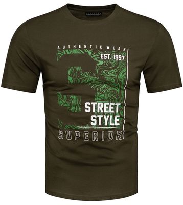T-shirt męski wiosenny Recea ze sklepu: Recea.pl w kategorii: T-shirty męskie - zdjęcie 9131037-22C-6950_3049