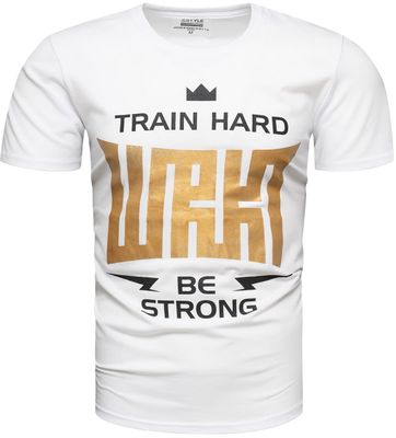 T-shirt męski w stylu młodzieżowym Recea ze sklepu: Recea.pl w kategorii: T-shirty męskie - zdjęcie 9131037-22C-6950_2217