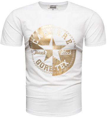 T-shirt męski na wiosnę Recea ze sklepu: Recea.pl w kategorii: T-shirty męskie - zdjęcie 9131037-22C-6950_2213