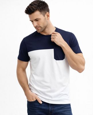 Recea - T-shirt męski na wiosnę ze sklepu: Recea.pl w kategorii: T-shirty męskie - zdjęcie 9131037-22C-6950_3135