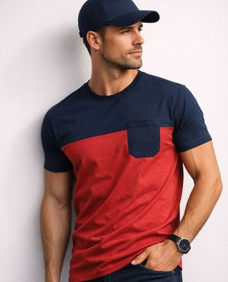T-shirt męski Recea ze sklepu: Recea.pl w kategorii: T-shirty męskie - zdjęcie 9131037-22C-6950_3138