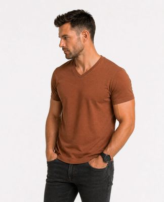 T-shirt męski na wiosnę Recea ze sklepu: Recea.pl w kategorii: T-shirty męskie - zdjęcie 9131037-22C-6950_3157
