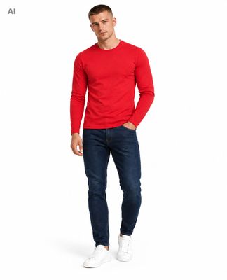 T-shirt męski casual jesienny Recea ze sklepu: Recea.pl w kategorii: T-shirty męskie - zdjęcie 9131037-22C-6950_3228