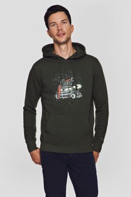 Lancerto - Bluza męska na zimę ze sklepu: Lancerto S.A. w kategorii: Bluzy męskie - zdjęcie 938E51-772-11513_BL073221000022.ZIELONY