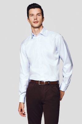 Koszula męska elegancka Lancerto ze sklepu: Lancerto S.A. w kategorii: Koszule męskie - zdjęcie 938E51-772-11513_KO073120000019.BLEKITNY