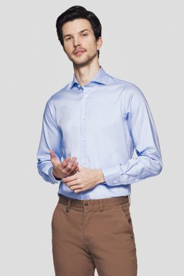 Koszula męska elegancka Lancerto ze sklepu: Lancerto S.A. w kategorii: Koszule męskie - zdjęcie 938E51-772-11513_KO073122000007.NIEBIESK