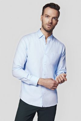 Koszula męska elegancka Lancerto ze sklepu: Lancerto S.A. w kategorii: Koszule męskie - zdjęcie 938E51-772-11513_KO073123000033.NIEBIESKI
