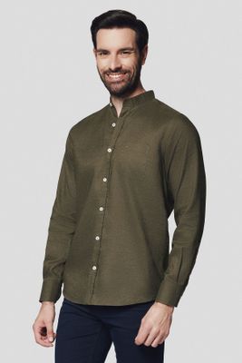 Koszula męska z kołnierzykiem button down Lancerto ze sklepu: Lancerto S.A. w kategorii: Koszule męskie - zdjęcie 938E51-772-11513_KO073124000019.ZIELONY