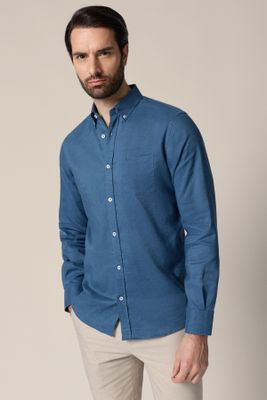 Lancerto - Koszula męska z kołnierzykiem button down ze sklepu: Lancerto S.A. w kategorii: Koszule męskie - zdjęcie 938E51-772-11513_KO073126000030.SZAFIR