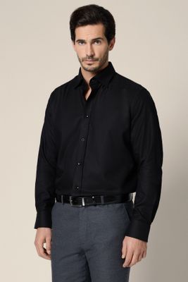 Koszula męska elegancka Lancerto ze sklepu: Lancerto S.A. w kategorii: Koszule męskie - zdjęcie 938E51-772-11513_KO073225000015.CZARNY