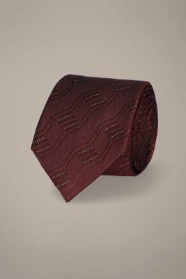 Krawat Lancerto ze sklepu: Lancerto S.A. w kategorii: Krawaty - zdjęcie 938E51-772-11513_KR090126000030.BORDO.329