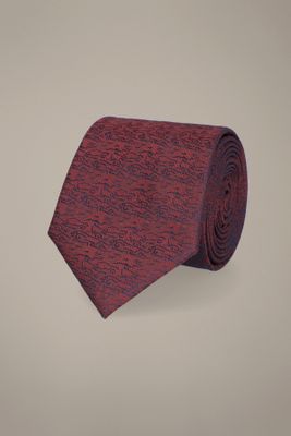 Krawat Lancerto ze sklepu: Lancerto S.A. w kategorii: Krawaty - zdjęcie 938E51-772-11513_KR090126000146.BORDO.404