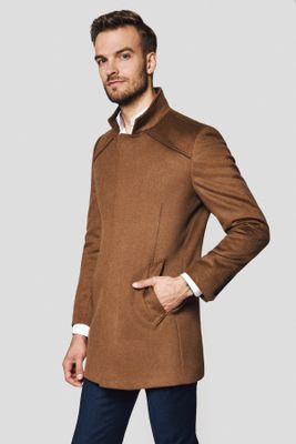 Płaszcz męski na jesień elegancki Lancerto ze sklepu: Lancerto S.A. w kategorii: Płaszcze męskie - zdjęcie 938E51-772-11513_KU054220000003.BEZ