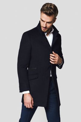 Lancerto - Płaszcz męski elegancki ze sklepu: Lancerto S.A. w kategorii: Płaszcze męskie - zdjęcie 938E51-772-11513_KU054220000006.GRANAT