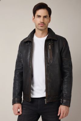 Lancerto - Kurtka męska casual ze sklepu: Lancerto S.A. w kategorii: Kurtki męskie - zdjęcie 938E51-772-11513_KU068225000002.CZARNY