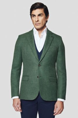 Marynarka męska elegancka Lancerto ze sklepu: Lancerto S.A. w kategorii: Marynarki męskie - zdjęcie 938E51-772-11513_MA073124000006.ZIELONY