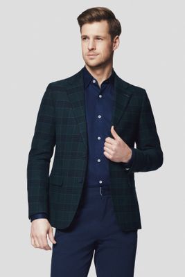 Marynarka męska elegancka na jesień Lancerto ze sklepu: Lancerto S.A. w kategorii: Marynarki męskie - zdjęcie 938E51-772-11513_MA131124000001.ZIELONY