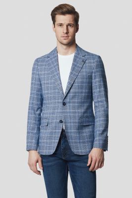 Marynarka męska elegancka Lancerto ze sklepu: Lancerto S.A. w kategorii: Marynarki męskie - zdjęcie 938E51-772-11513_MA131124000012.NIEBIESKI