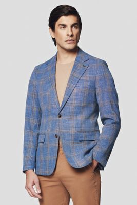 Marynarka męska elegancka Lancerto ze sklepu: Lancerto S.A. w kategorii: Marynarki męskie - zdjęcie 938E51-772-11513_MA131124000019.NIEBIESKI