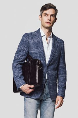 Marynarka męska elegancka Lancerto ze sklepu: Lancerto S.A. w kategorii: Marynarki męskie - zdjęcie 938E51-772-11513_MA131222000003.MIXKOLOR