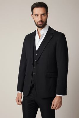 Marynarka męska elegancka Lancerto ze sklepu: Lancerto S.A. w kategorii: Marynarki męskie - zdjęcie 938E51-772-11513_MA131225000001.CZARNY