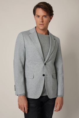 Lancerto - Marynarka męska elegancka ze sklepu: Lancerto S.A. w kategorii: Marynarki męskie - zdjęcie 938E51-772-11513_MA131225000026.SZARY
