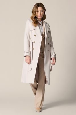 Płaszcz damski casual Lancerto ze sklepu: Lancerto S.A. w kategorii: Płaszcze damskie - zdjęcie 938E51-772-11513_PC073124000002.KREMOWY
