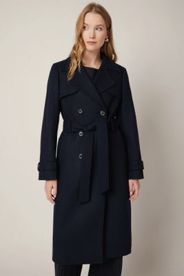 Płaszcz damski casual Lancerto ze sklepu: Lancerto S.A. w kategorii: Płaszcze damskie - zdjęcie 938E51-772-11513_PC073225000013.GRANAT