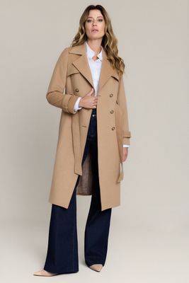 Lancerto - Płaszcz damski casual na jesień ze sklepu: Lancerto S.A. w kategorii: Płaszcze damskie - zdjęcie 938E51-772-11513_PC073226000011.CAMEL