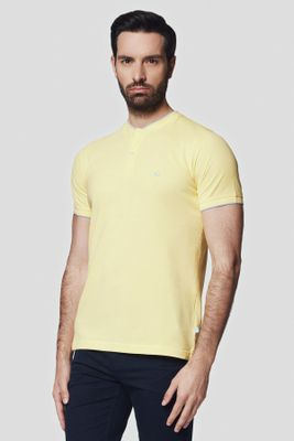 T-shirt męski na wiosnę Lancerto ze sklepu: Lancerto S.A. w kategorii: T-shirty męskie - zdjęcie 938E51-772-11513_PO073124000012.ZOLTY