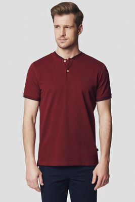 T-shirt męski casual Lancerto ze sklepu: Lancerto S.A. w kategorii: T-shirty męskie - zdjęcie 938E51-772-11513_PO073124000013.BORDO
