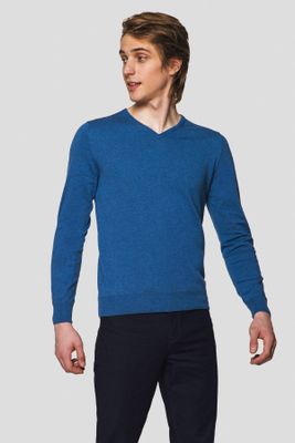 Sweter męski casual Lancerto ze sklepu: Lancerto S.A. w kategorii: Swetry męskie - zdjęcie 938E51-772-11513_SW003216000002.J.NIEBIE