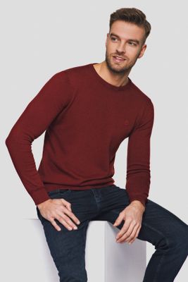 Sweter męski casual Lancerto ze sklepu: Lancerto S.A. w kategorii: Swetry męskie - zdjęcie 938E51-772-11513_SW073221000012.CEGLASTY