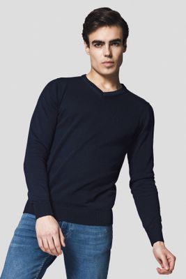 Sweter męski casualowy Lancerto ze sklepu: Lancerto S.A. w kategorii: Swetry męskie - zdjęcie 938E51-772-11513_SW073222000070.GRANAT