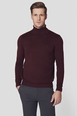 Sweter męski Lancerto ze sklepu: Lancerto S.A. w kategorii: Swetry męskie - zdjęcie 938E51-772-11513_SW073223000010.BORDO