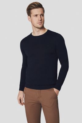 Sweter męski casual Lancerto ze sklepu: Lancerto S.A. w kategorii: Swetry męskie - zdjęcie 938E51-772-11513_SW073223000014.C-GRANAT