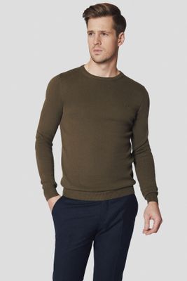Sweter męski casual Lancerto ze sklepu: Lancerto S.A. w kategorii: Swetry męskie - zdjęcie 938E51-772-11513_SW073223000022.OLIWKA