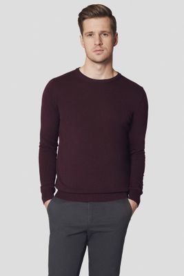 Sweter męski casual Lancerto ze sklepu: Lancerto S.A. w kategorii: Swetry męskie - zdjęcie 938E51-772-11513_SW073223000024.BORDO